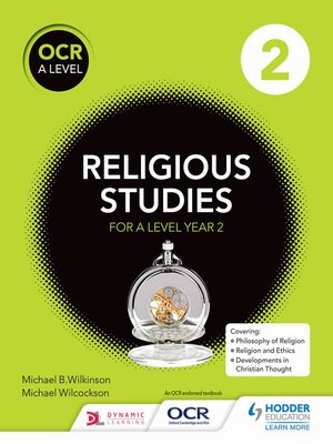 cover image of OCR Religious Studies a Level Year 2